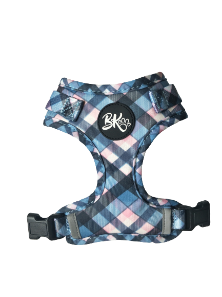 Tartan - Adjustable Dog Harness - Furry Lane Pet Boutique